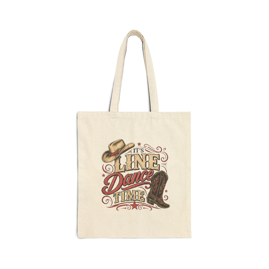 my happy hour is line dancing" Eco-Friendly Market Bag