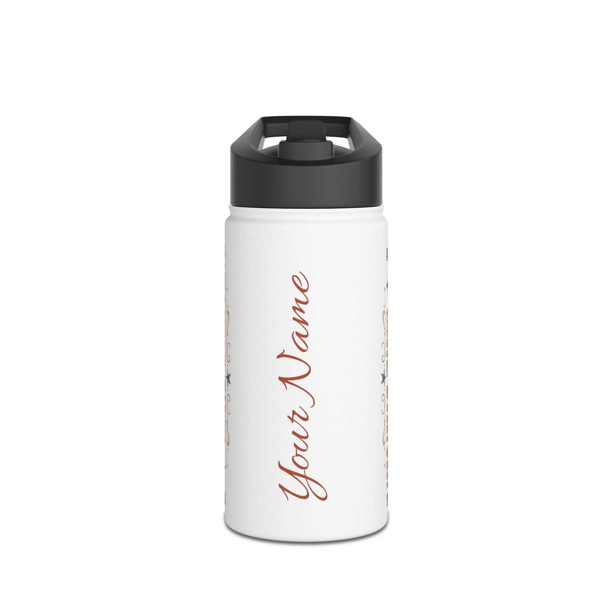 I Love Line Dancing Personalised Stainless Steel Water Bottle – Custom Name Drink Bottle