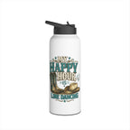 My Happy Hour Is Line Dancing Stainless Steel Water Bottle | Personalised Dance Bottle | Country Western Drink Bottle | Line Dancing Gift | Insulated Water Flask