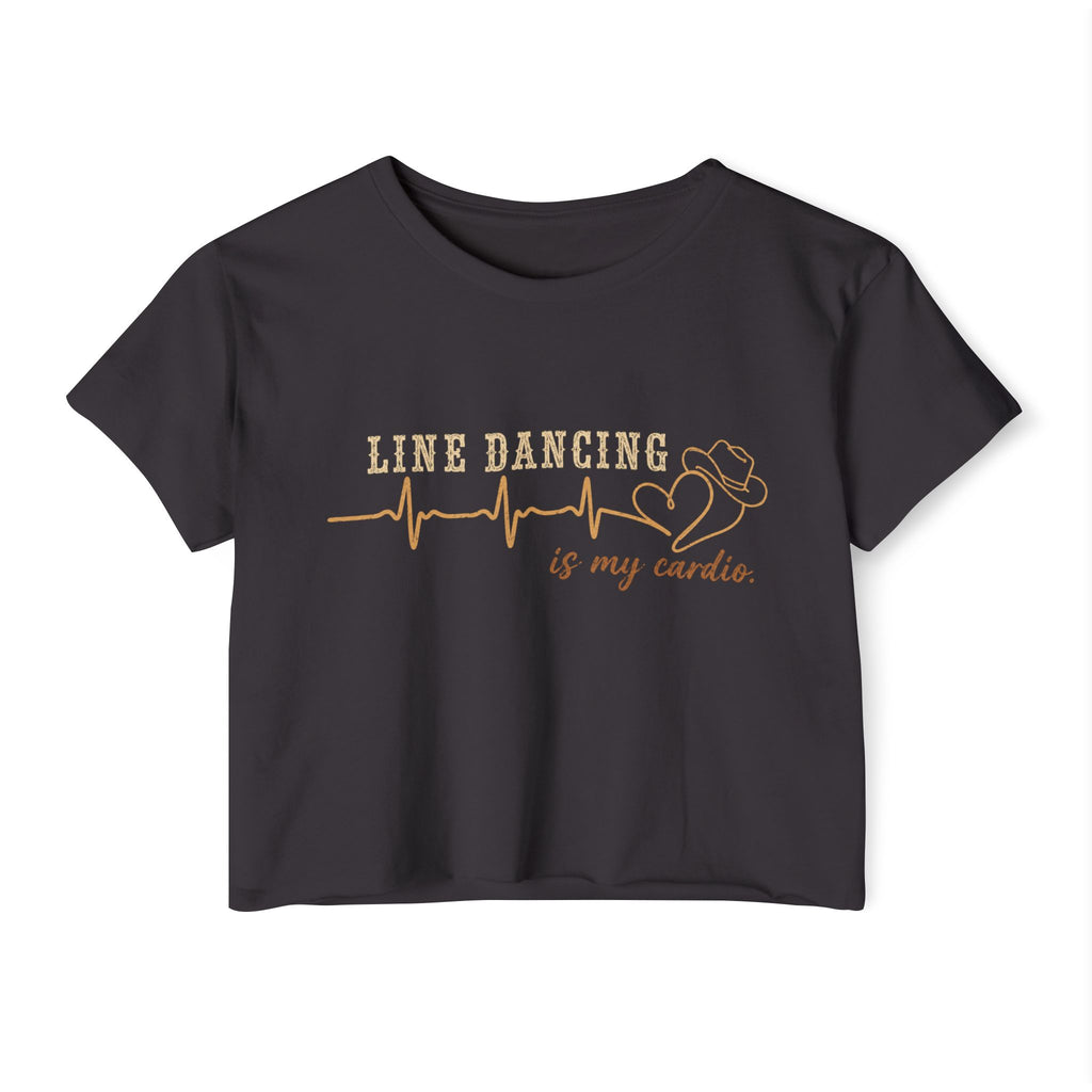 Line Dancing Is My Cardio Women's Cropped Tee