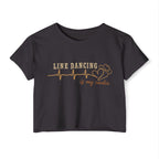 Line Dancing Is My Cardio Women's Cropped Tee