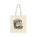 My Happy Hour Is Line Dancing Tote Bag | Western Canvas Tote | Country Dance Bag | Cowgirl Boots & Hat Market Tote | Step Culture Collective