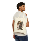 my happy hour is line dancing" Eco-Friendly Market Bag