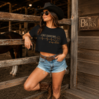 Line Dancing Is My Cardio Women's Cropped Tee