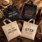 Line Dancer's Signature Canvas Tote Bag